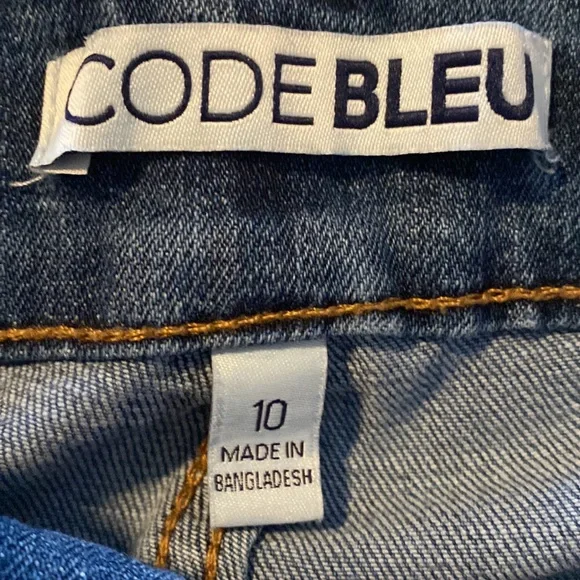 🌴🌴 Code Bleu wide leg crop jeans with tie belt - Picture 3 of 4